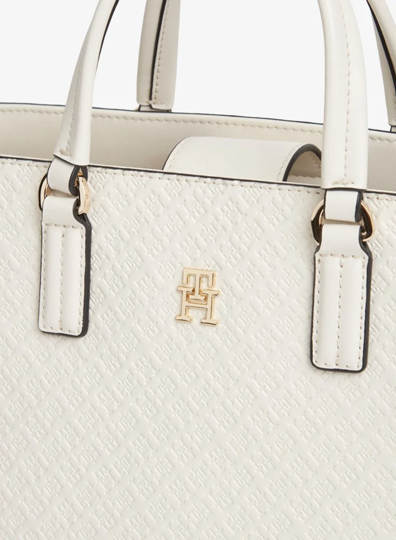 TOMMY HILFIGER Essential Monogram Crossbody Satchel